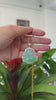 RealJade® Co. "Laughing Buddha" 14k Gold Genuine Green Jadeite Jade with VS1 Diamonds