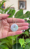 RealJade® Co. RealJade® Co. "Good Luck Button" Necklace Lavender Green Jadeite Jade Lucky Ping An Kou Pendant