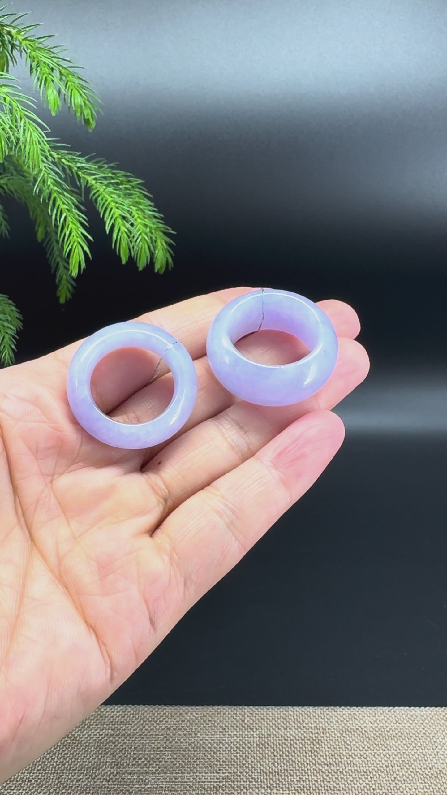 RealJade® Burmese Lavender Traditional Jadeite Jade Ring