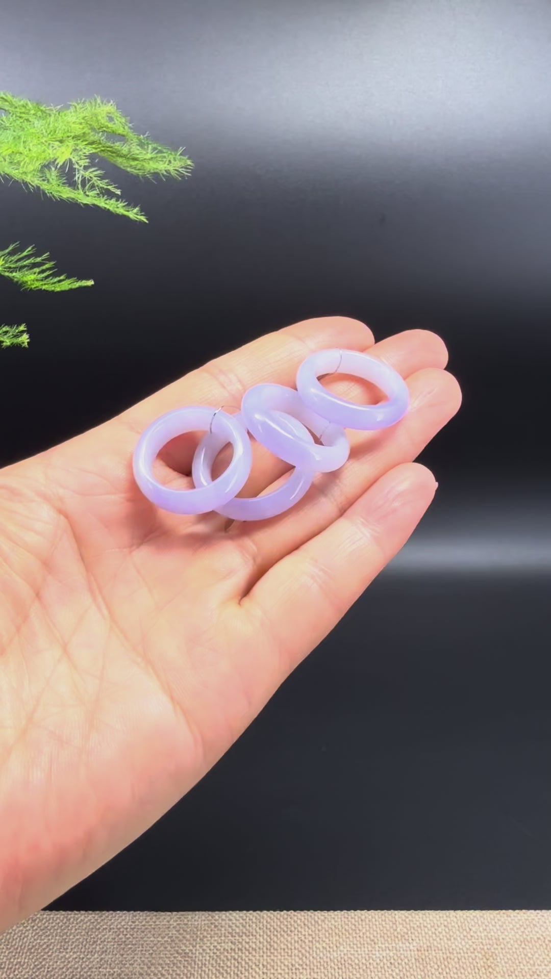 RealJade® Burmese Icy Lavender Traditional Jadeite Jade Ring