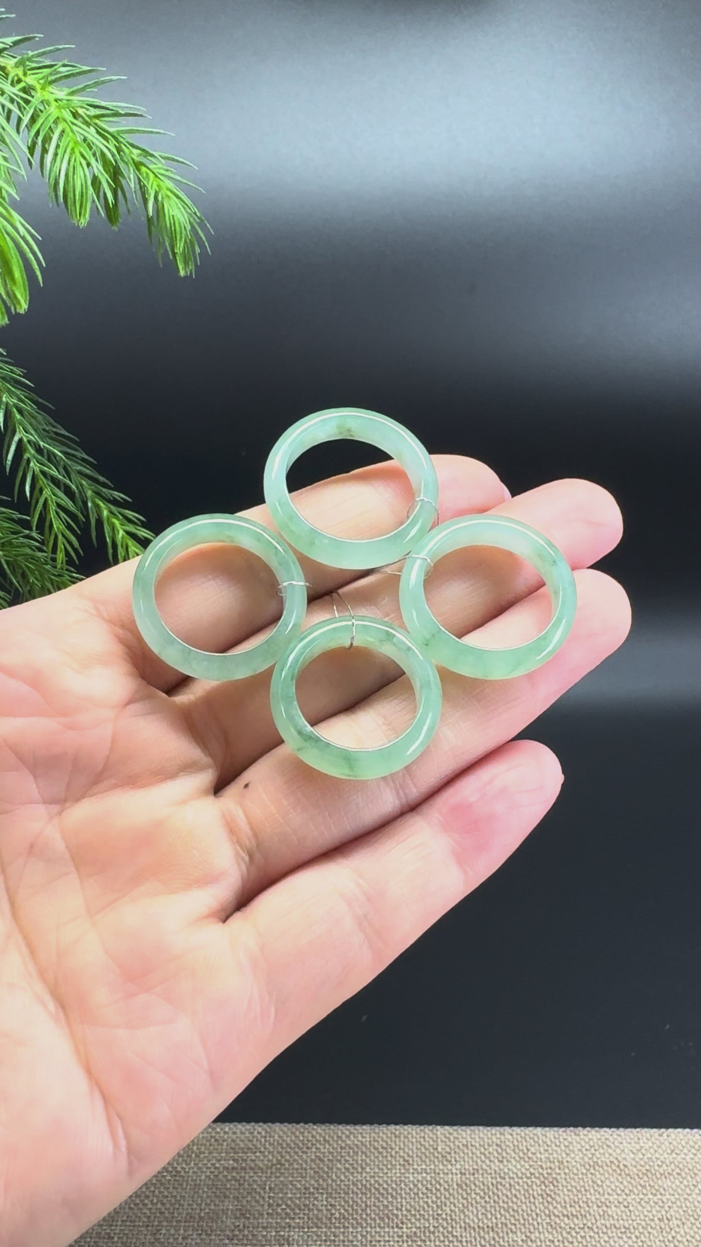 RealJade® Burmese Blue Green Traditional Jadeite Jade Ring