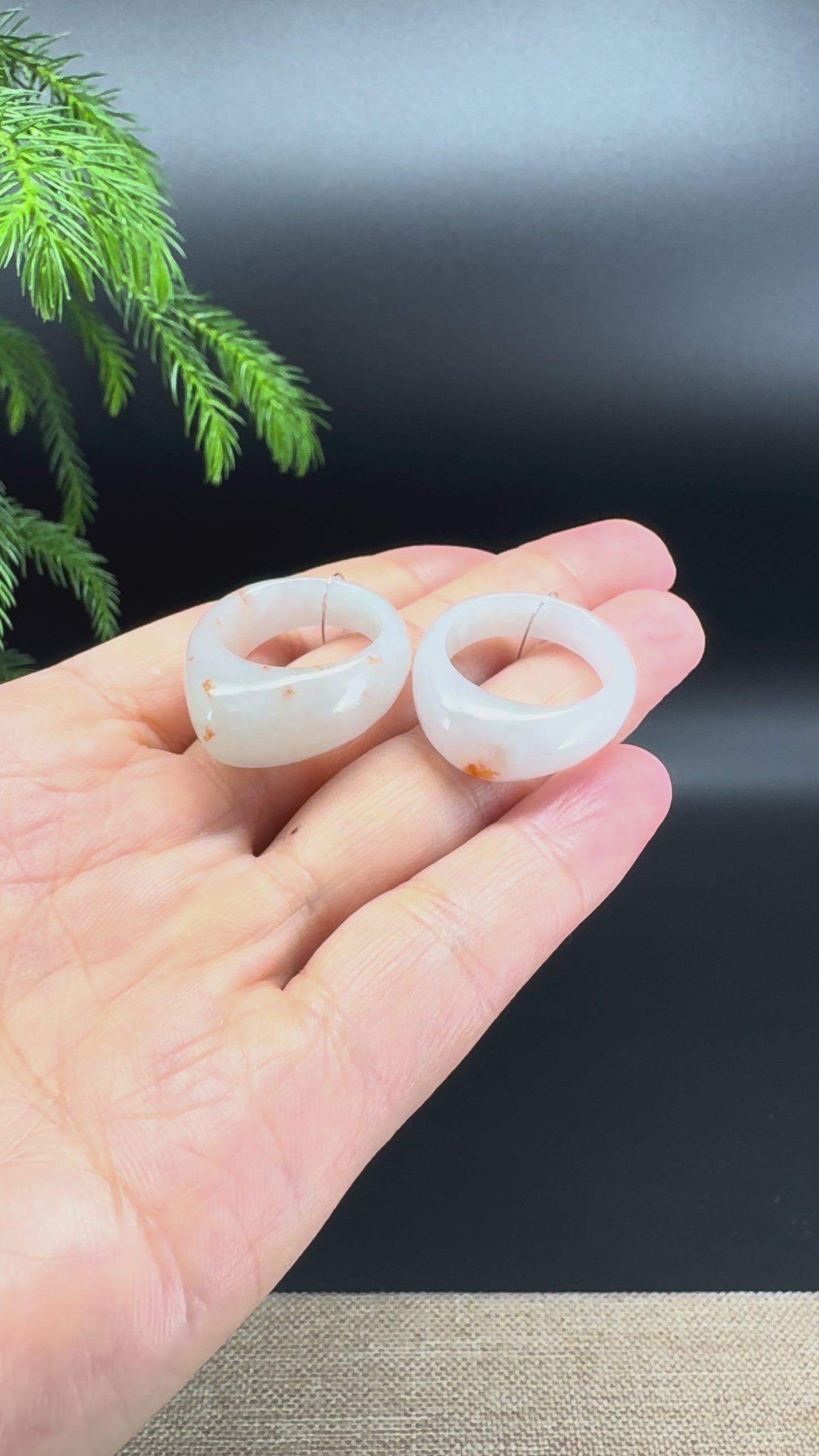 RealJade® Burmese Smooth Sajin "Water Drop" Traditional Jadeite Jade Ring