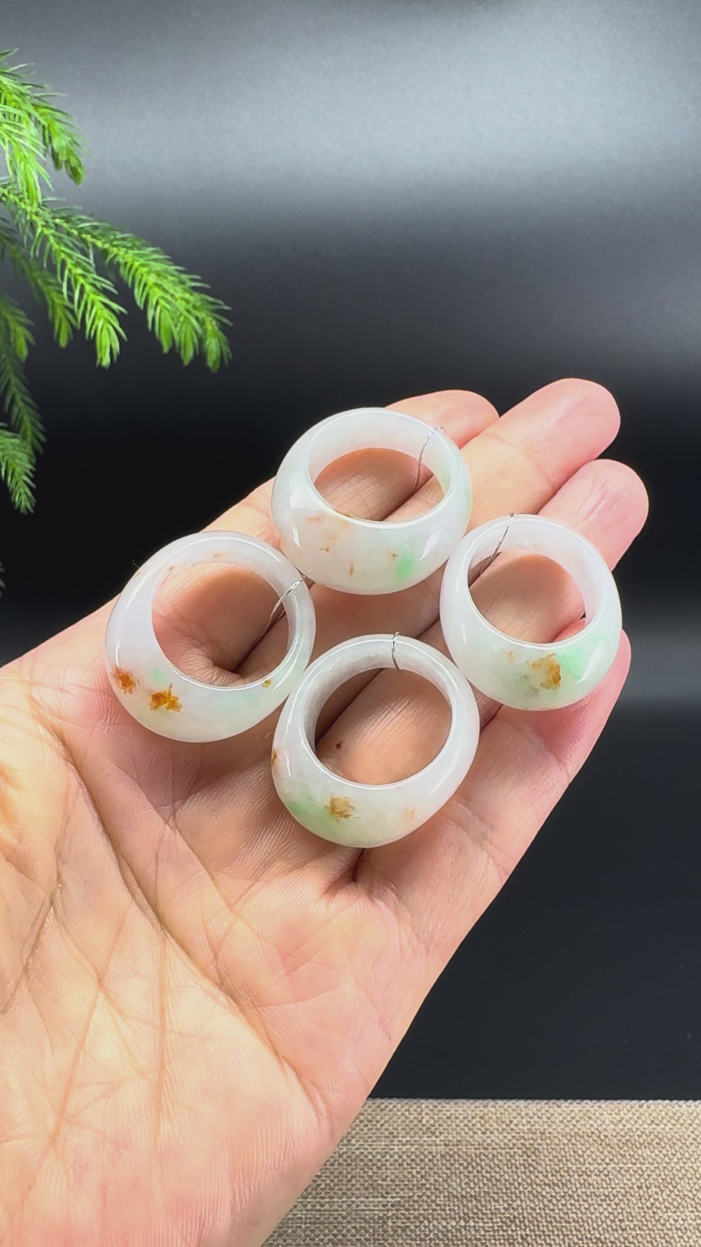 RealJade® Burmese Green & Sajin Traditional Jadeite Jade Ring