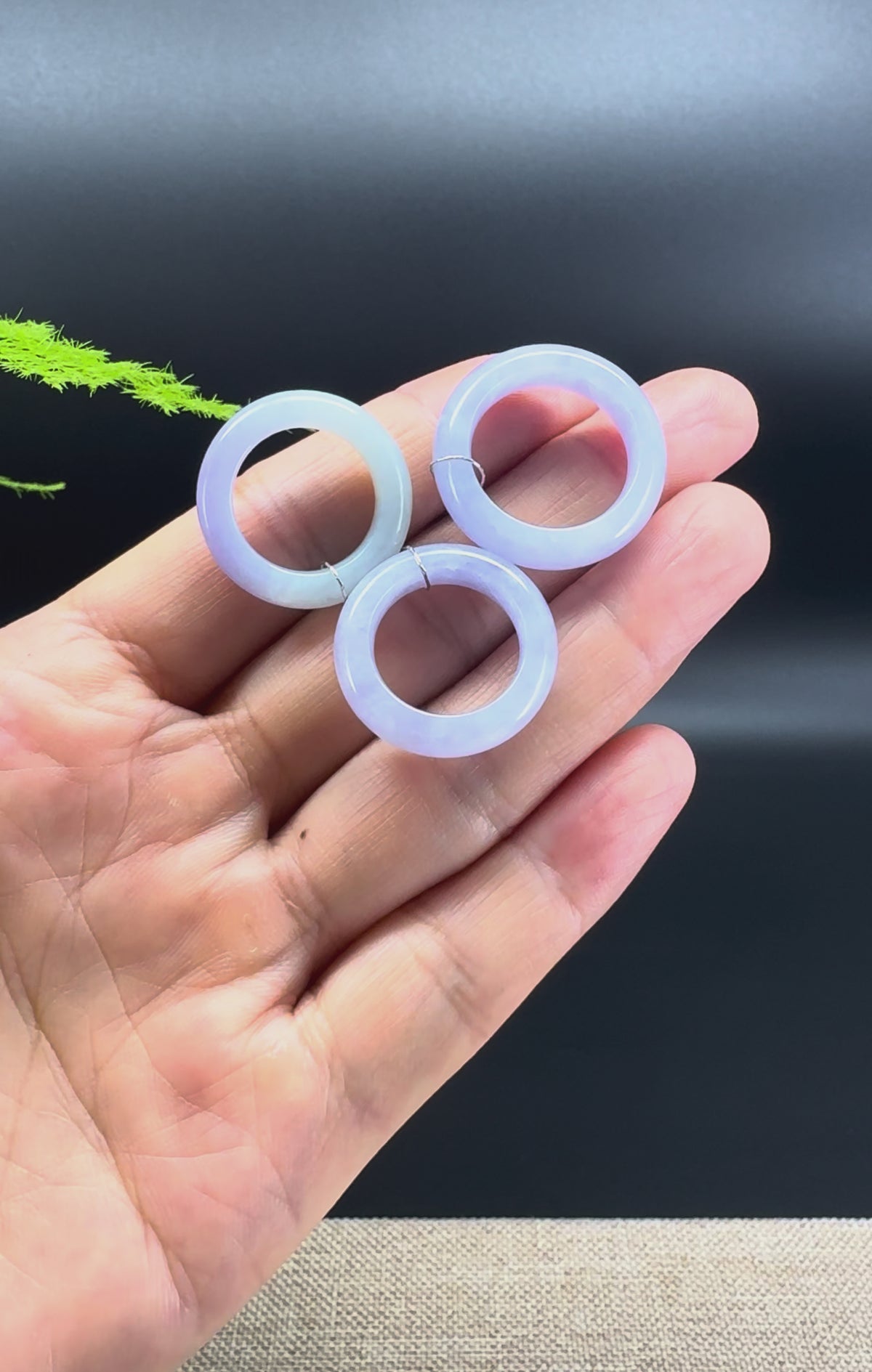 RealJade® Burmese Lavender Traditional Jadeite Jade Ring