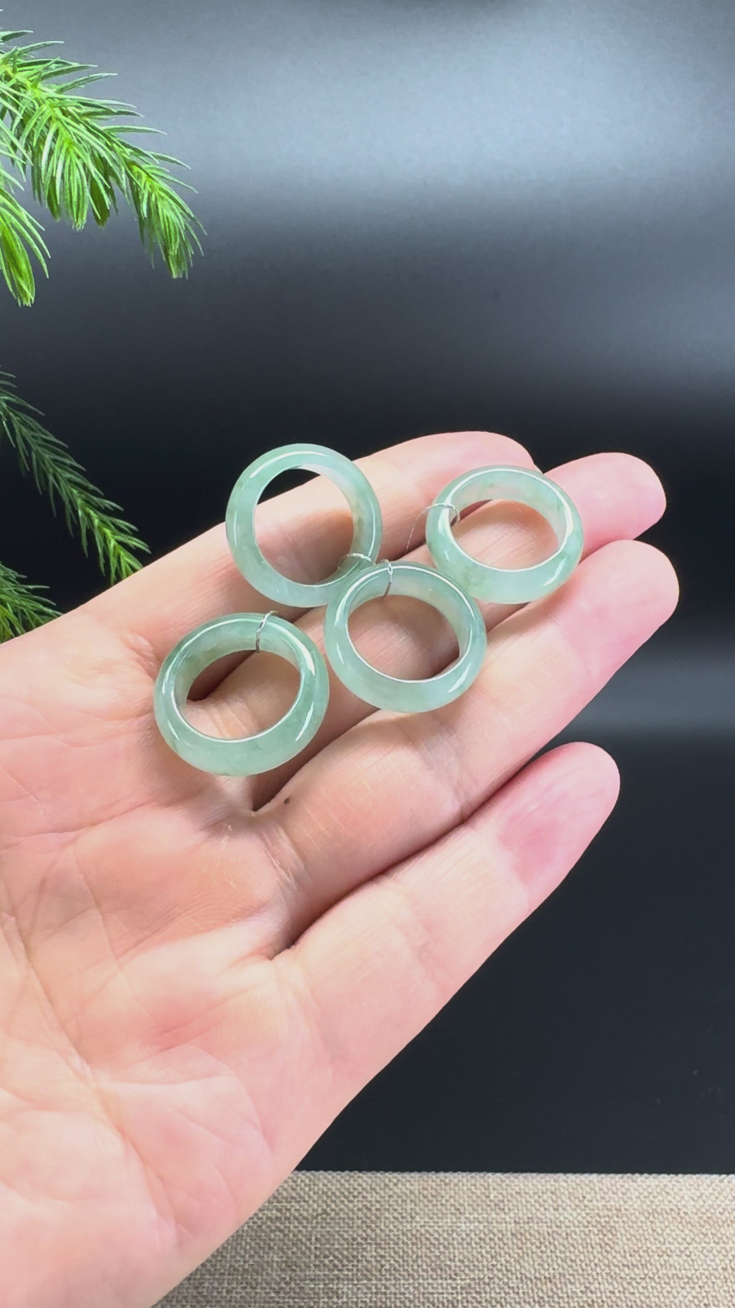 RealJade® Burmese Blue Green Traditional Jadeite Jade Ring