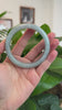 RealJade® Co. "Classic Bangle" Genuine Burmese Green Jadeite Jade Bangle Bracelet (62.58mm) #T206
