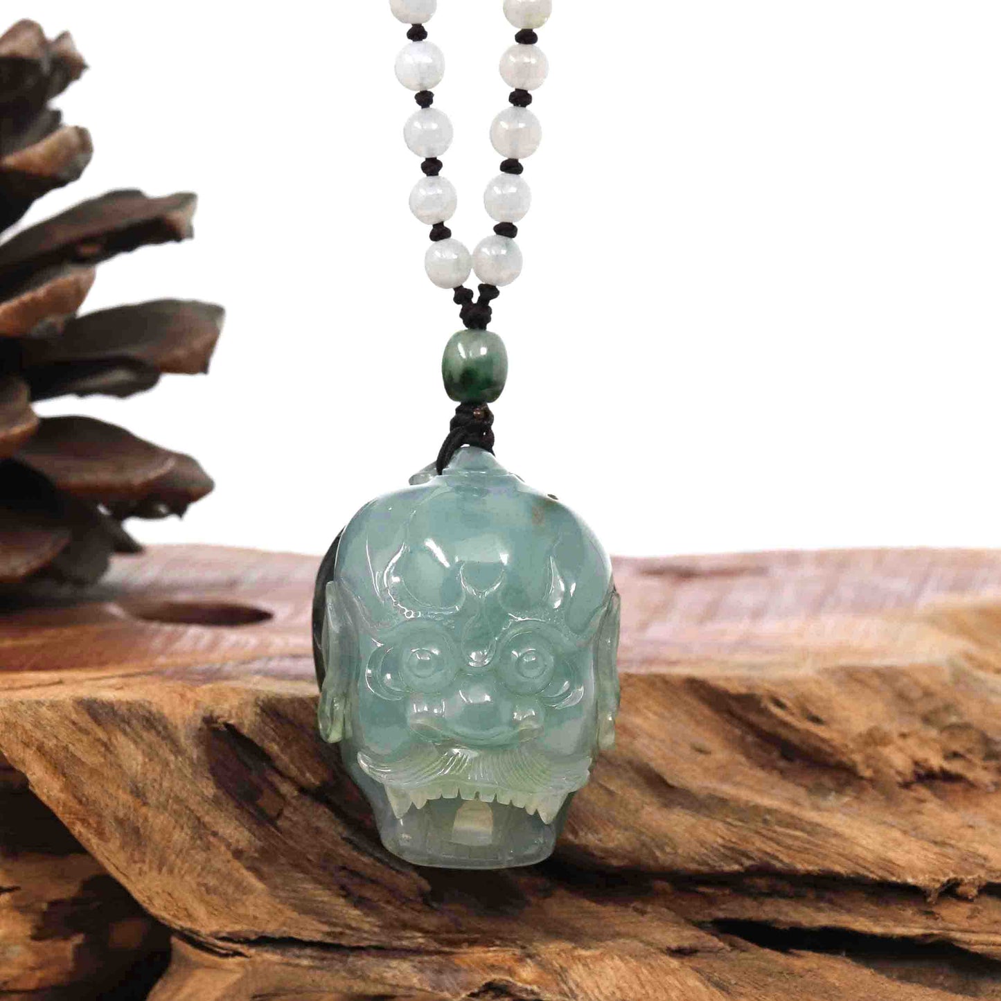 Blue Jade Buddha Necklace – Jadedajewler.co