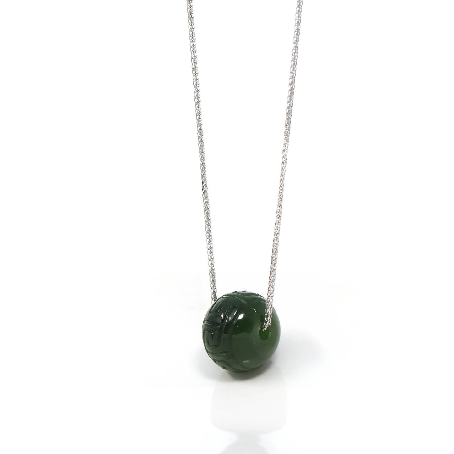 Semi-Precious Multi-Layered Green Jade Stone Beads Long Necklace By Gehna  Shop | Fancy jewelry necklace, Pearl necklace designs, Beaded necklace  designs