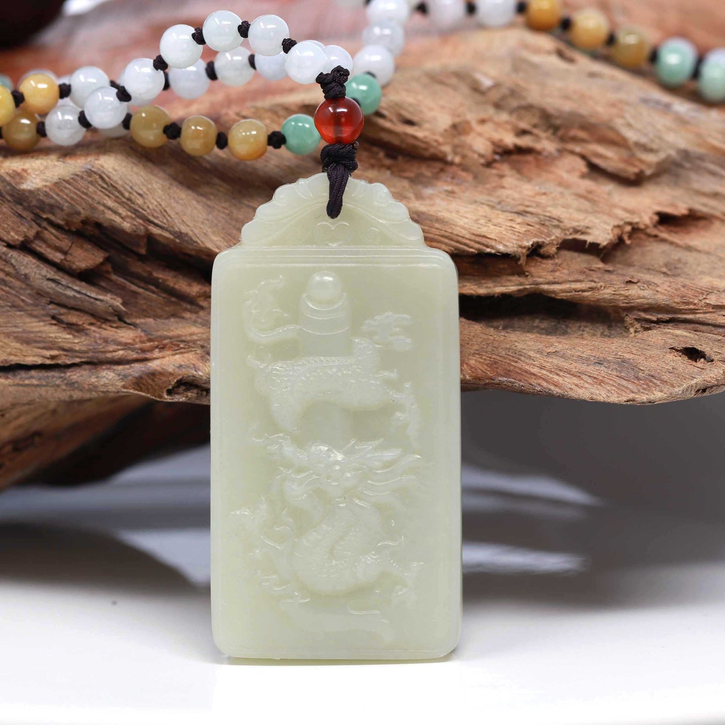 Unisex Dragon Pillar Pendant genuine Canadian Green Jade Cylinder Amulet in  18K Gold Vermeil/ Sterling Silver Year of Dragon Zodiac Gift - Etsy | Jade  accessories, Modern gold jewelry, Dragon jewelry
