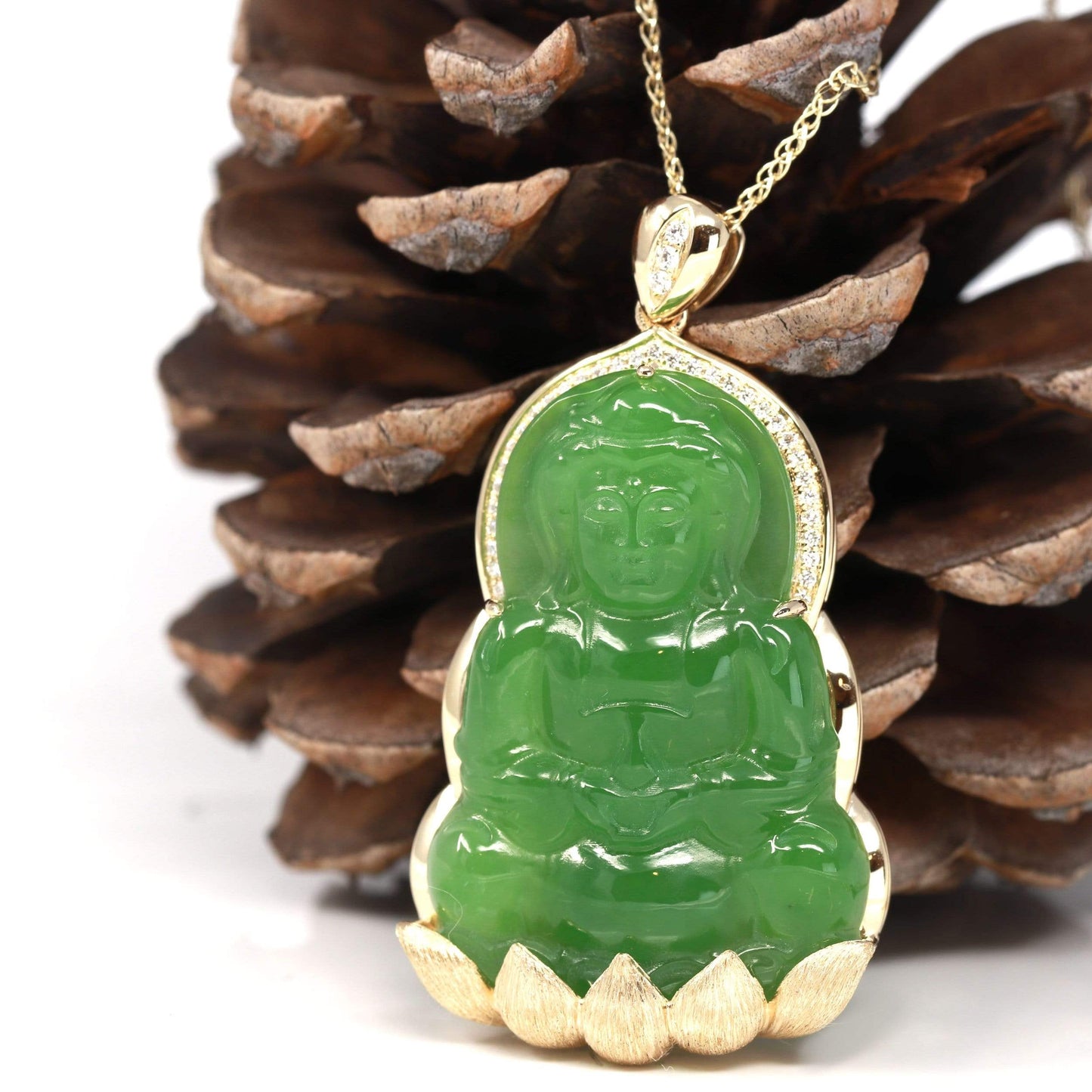 Large Genuine Jade Turtle Pendant Necklace – Aura Charms