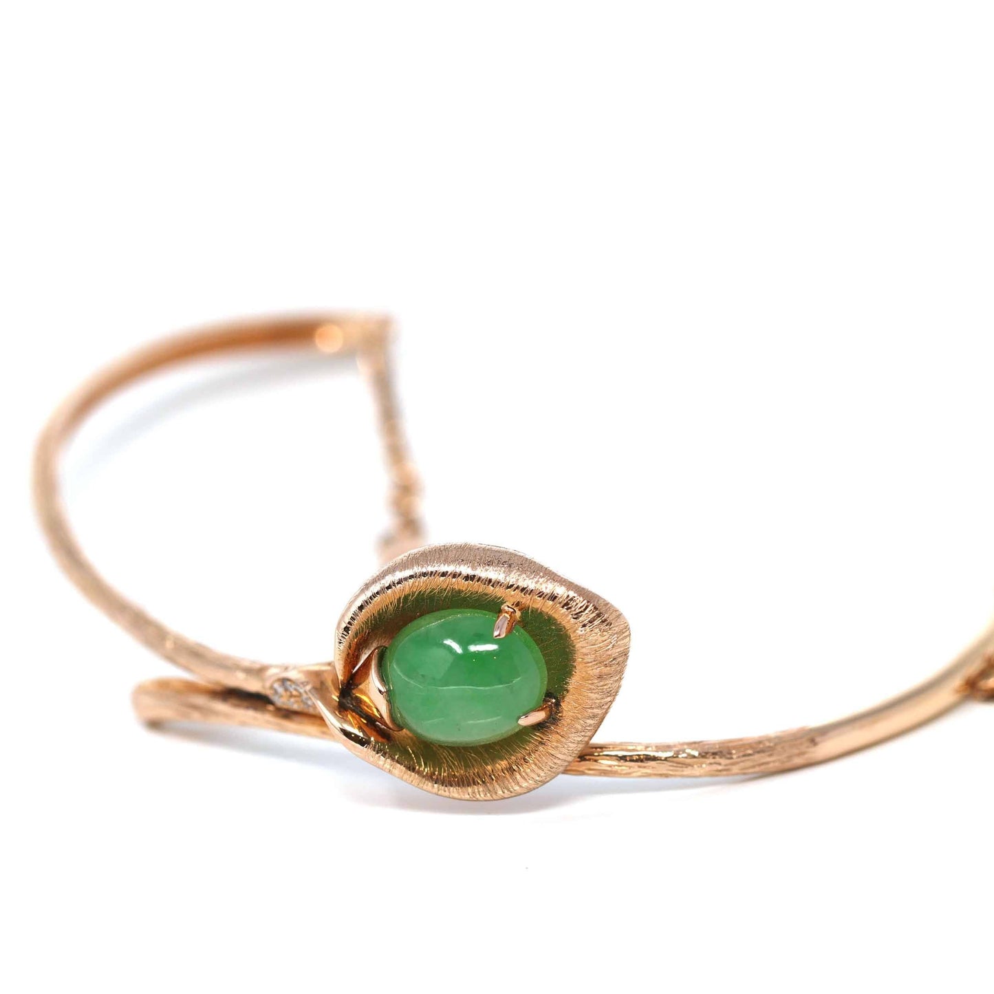 18K Gold Plated Jade Quartz Link Bracelet with Hook Clasp - Sweet Jade |  NOVICA