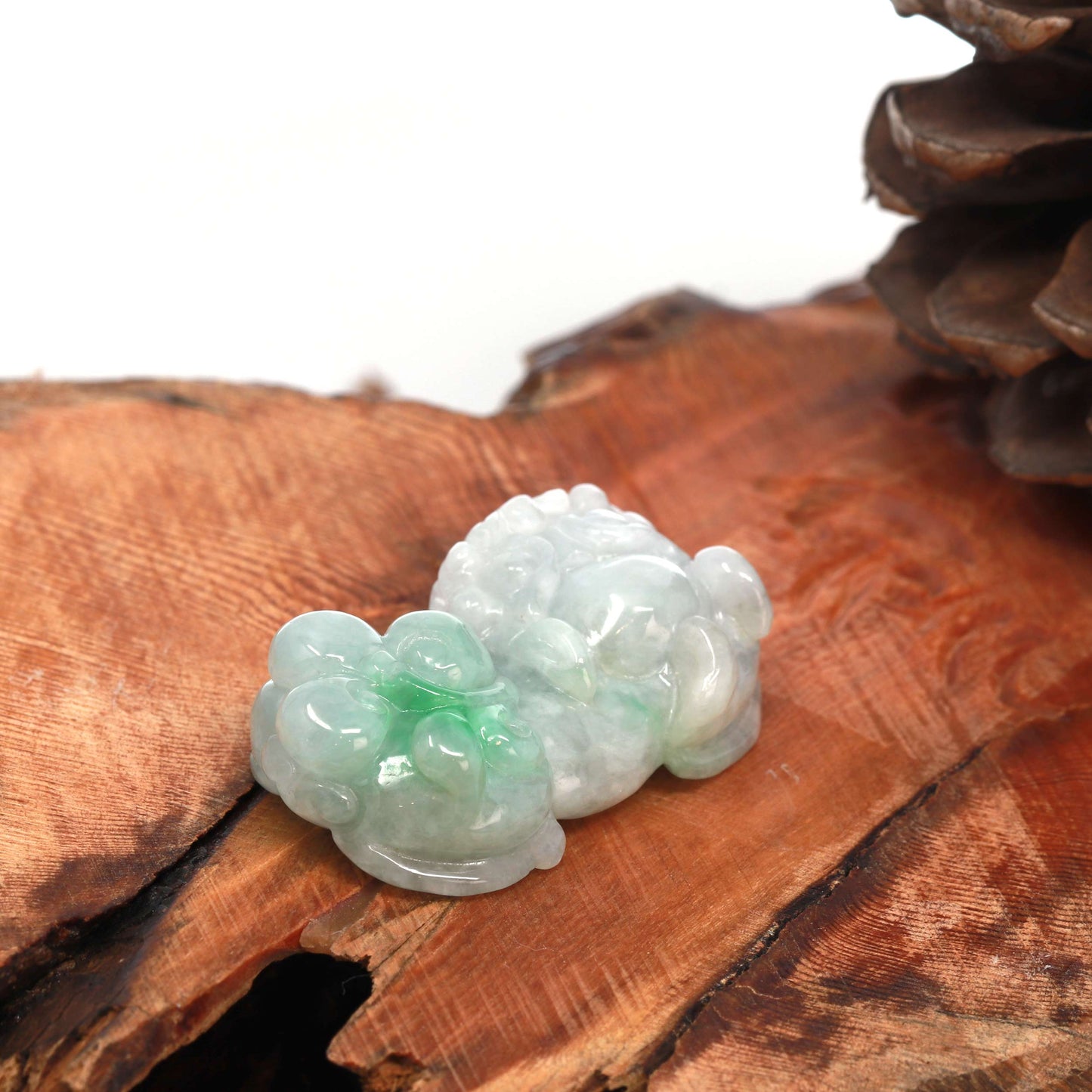 RealJade™ Pi Xiu Genuine Burmese apple green Jadeite Jade PiXiu Pendant Necklace (FengShui Lucky)
