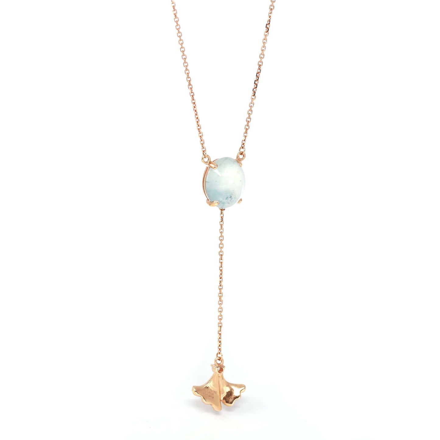 Load image into Gallery viewer, RealJade™ &amp;quot;Morning Glory&amp;quot; 18k Rose Gold Genuine Burmese Jadeite Necklace With Diamonds
