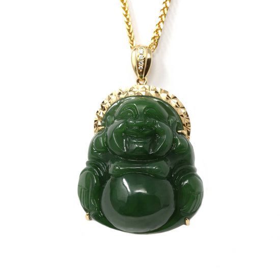 RealJade™ Jewelry | Authentic, Unterated Jadeite Jade Pendant Necklace | Real Jade Jewelry | Jade Buddha Dharma
