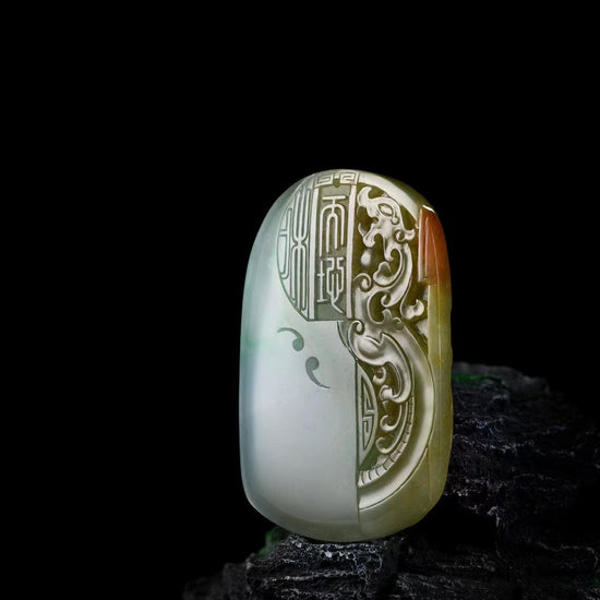 Load image into Gallery viewer, RealJade¨ Co. RealJade¨ Co. High-End Genuine Jadeite Jade Dragon Pendant Necklace ( Collectibles )
