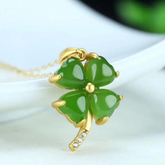 Clover Four-Leaf 18K Gold pendant (with optional chain) - Atelier Shinji  Ginza
