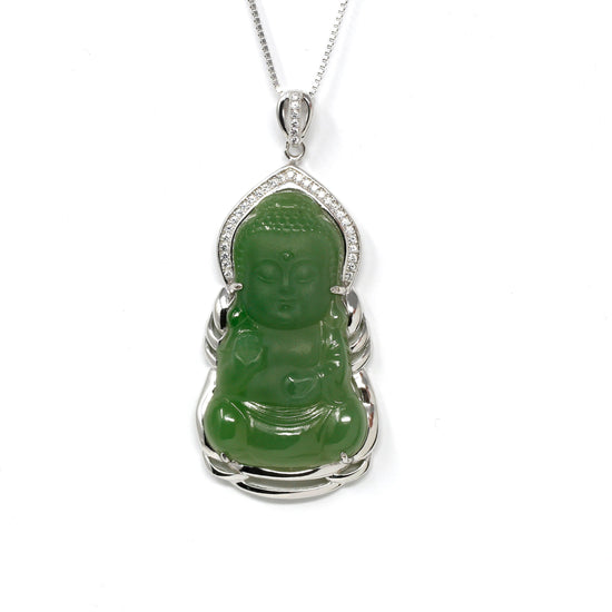 Jade Buddha Pendant Necklace | Real jade Jewelry | RealJade.com – RealJade®  Co.