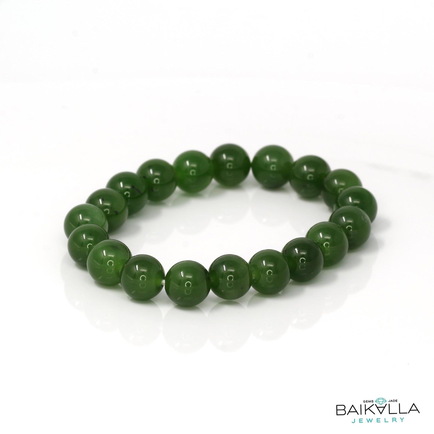 Green Aventurine Elastic Bracelet - 6mm & 8mm Beads | New Moon Beginnings
